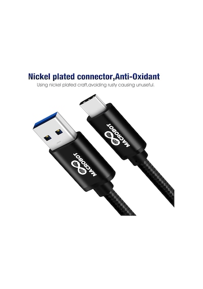 3a Usb-a & Usb-c Hızlı Şarj Ve Hızlı Veri Transferi Kablosu 5000mbs 5gbps Usb 3.0 Standart