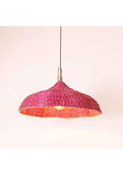 Mendong Berry Aydınlatma 60x25 Cm Pembe