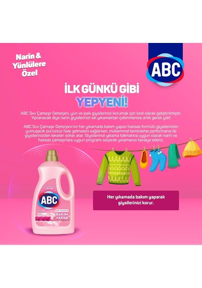 Sıvı Çamaşır Deterjanı Narinler 3 L