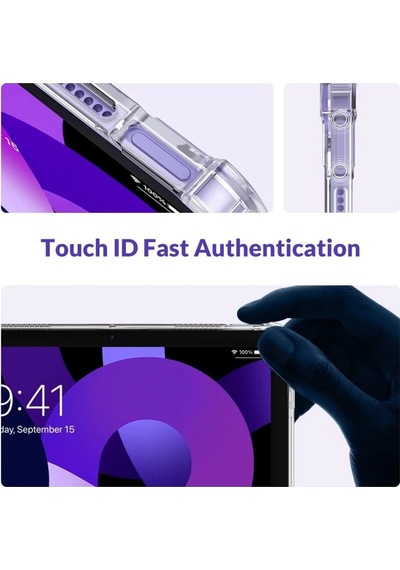 Apple Uyumlu iPad  Air 11 2024 Kılıf Redclick Tablet Süper Silikon Kapak