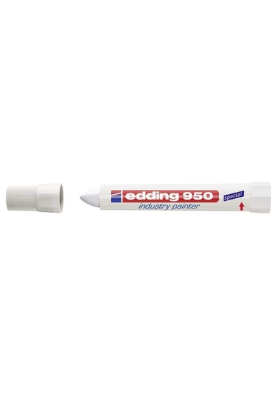 950 Endüstri Markörü - Beyaz - 1 Kalem - 10 Mm Yuvarlak Uç