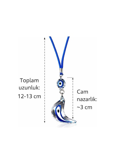 Araba Dikiz Aynası Süsü Cam Kuş Nazar Boncuğu Cam Kuş Araba Süsü, Oto İç Aksesuar Dekor