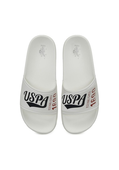U.s.polo Assn Luvy 5fx Beyaz Plaj Ve Günlük Anatomik Spor Terlik Beyaz