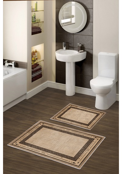 Alanur Trend Kaymaz Taban Dijital Banyo Takımı Kt487 Vizon