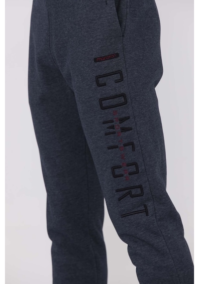 Maraton Sportswear Regular Erkek Ribana Paça Basic Lacivert Eşofman Altı 20105-lacivert Lacivert
