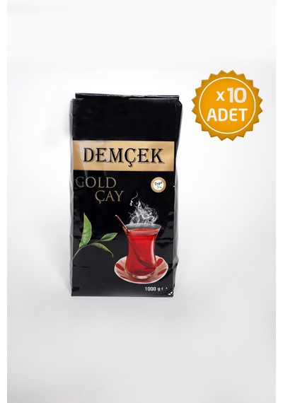 Demçek Gold Siyah Çay 10 x 1 KG