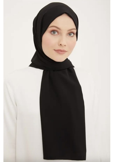 Armine Trend Medine İpek Şal-3661 siyah