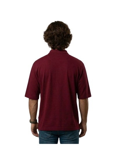 Fermuarlı Erkek Büyük Beden 115 - 138 Kilo Arası Uygun Likralı Pike Polo Yaka Baskılı Tişört Bordo Fermuarlı Erkek Büyük Beden 115 - 138 Kilo Arası Uygun Likralı Pike Polo Yaka Baskılı Tişört Bordo