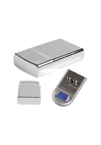 Diamond Zippo Çakmak Şeklinde Kutulu Mini Cep Hassas Dijital Terazi 200gr-0.01