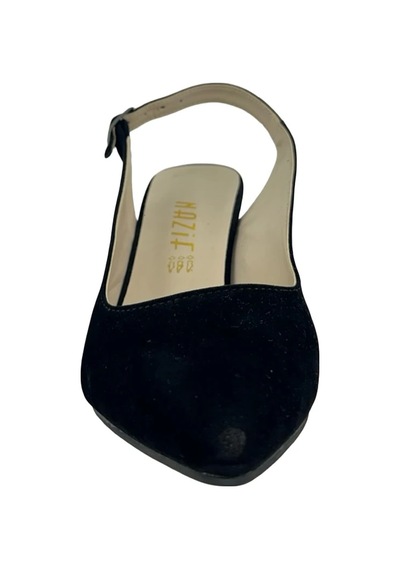 Matzeliger Mzg1169 Siyah Kadın Kalın Topuklu Stiletto