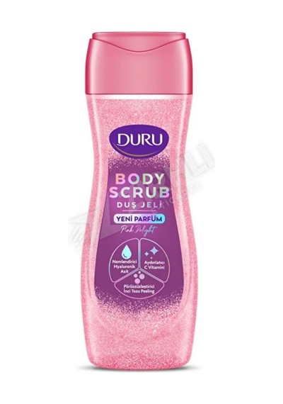 3 Adet Duru Body Scrub Pink Delight Duş Jeli 450 Ml Diğer