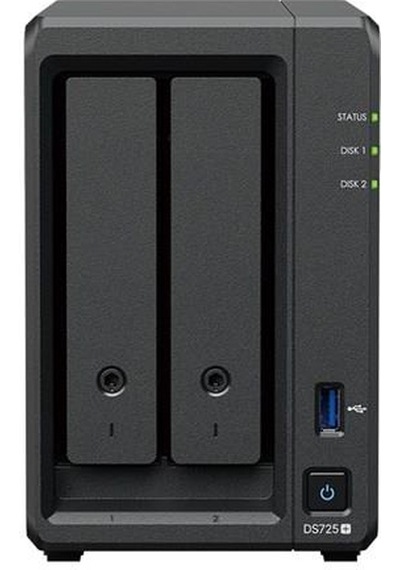 Synology Ds725 Plus Ryzen 1600-32gb Ram- 2-diskli Nas Server Disksiz