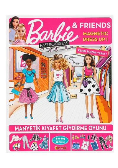 Dıytoy Barbie Moda Kıyafet Giydirme Oyunu