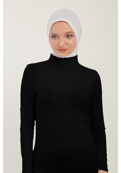 Sonbaharmoda Kadın Uzun Kollu Yarım Balıkçı Yakalı Penye Likralı Body - Siyah Siyah Sonbaharmoda Kadın Uzun Kollu Yarım Balıkçı Yakalı Penye Likralı Body - Siyah Siyah