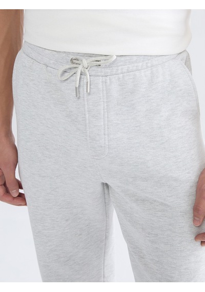 Lcwaıkıkı Classic Gri Rahat Kalıp Erkek Kalın Jogger Eşofman Altı