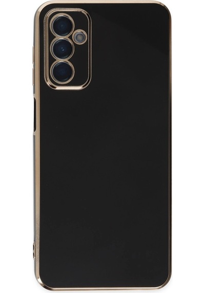 Samsung Uyumlu Galaxy M23 Kılıf Volet Silikon Siyah
