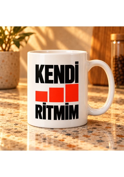 Ventra Kendi Ritmim Tasarımlı Porselen Kupa - Model 688 Ventra