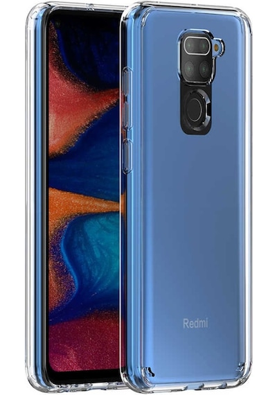 Xiaomi Redmi Note 9 Kılıf Zore Coss Şeffaf Sert Silikon Kılıf Renksiz