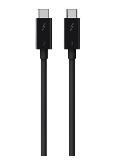 Belkin Thunderbolt 3 100w 40gbps Usb-c - Usb-c Kablosu 2 Metre, Siyah - F2cd085bt2m-blk - Teşhir