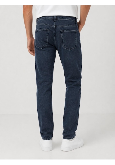 Classics Men Lion Life Erkek Slim Fit Jean Pantolon 7738 Lacivert
