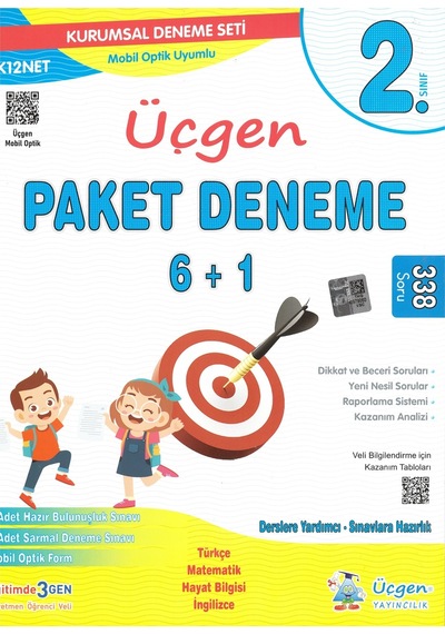 Üçgen 2.sınıf Beceri Temelli İlkokul Yolculuğu Seti+paket Deneme 6+1-2024