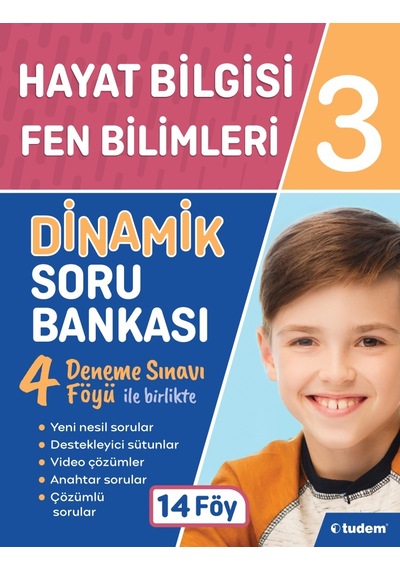 Tudem 3.Sınıf Hayat Bilg.+ Fen Bilm.Dinamik Soru Bankası