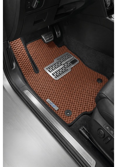Otocraft Renault Clio 5 2019-2025 Uyumlu Taba Turuncu 3d Havuzlu Eva Oto Paspas Takımı 5 Parça Araca Özel