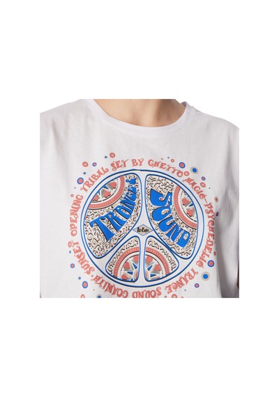 Lee Cooper Kadın T-shirt .242 Lcf 242002 Beyaz