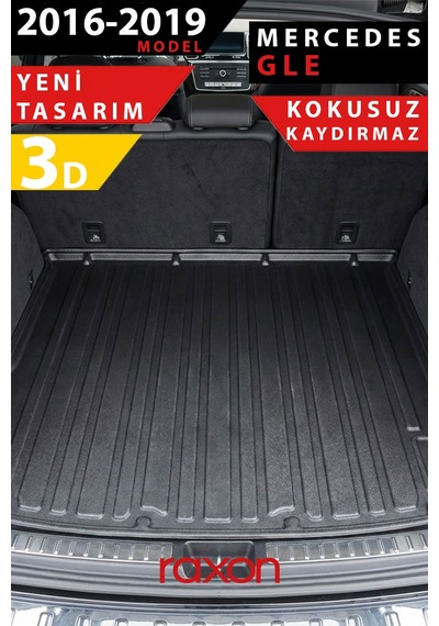 Mercedes Gle 2016 2019 Bagaj Havuzu 3d Özel Kalıp Su Geçirmez Kaymaz