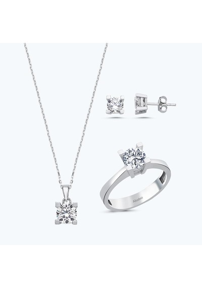 Altınbaş Altın Üçlü Tektaş Set Utkvr0106-24627-set