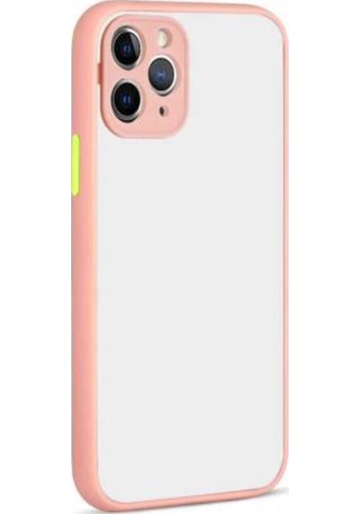 Apple Uyumlu iPhone 12 Pro Max Kılıf Zore Hux Düğme Ve Kapak Zıt Renk Kılıf