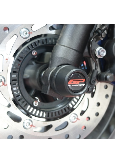 Gp Kompozit Honda Forza 250 2018-2025 Uyumlu Ön Aks Koruma Takozu Siyah