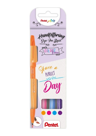 Pentel Sing Pen Brush - 4'lü Blister F-p-s-v .