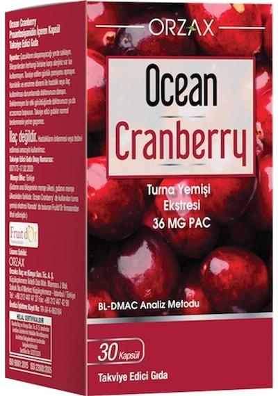 Ocean Cranberry Turna Yemişi 30 Kapsül Miad:05/2023