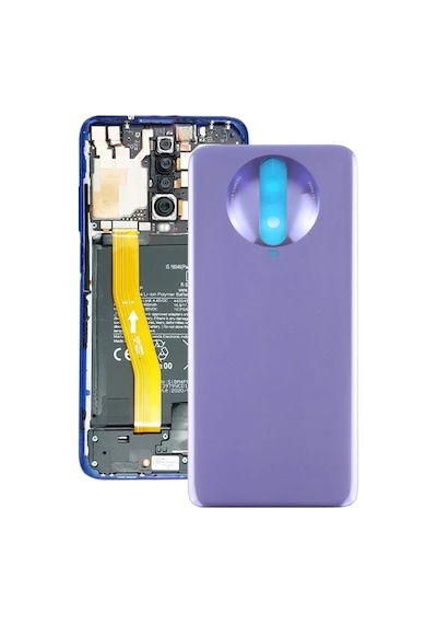 Xiaomi Redmi K30 Uyumlu Arka Pil Batarya Kapağı M1912g7be M1912g7bc - Mor