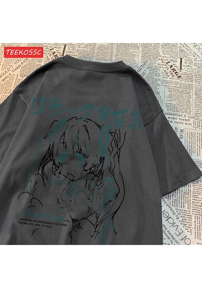 Noıssey Urban Pop Graphic Kadın Tişört Koleksiyonukod 5168 Füme