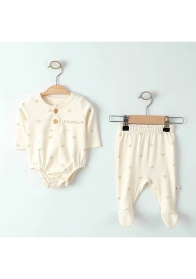 Eslenza Baby Zıbın Takım 0002 Bej Bej