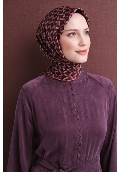 Armine Saf İpek Twill Eşarp 9636d 80 Açık Mavi