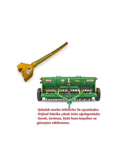 Şakalak Hububat Mibzer Hortum-kafa Ve Yay Kısa Takım-6 Adet