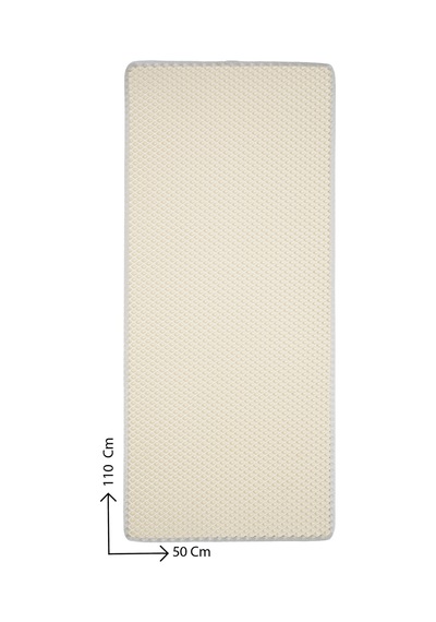 50x110 Cm Hücreli Kedi Kumu Paspası Kedi Matı Kedi Tuvalet Önü Paspası Beyaz