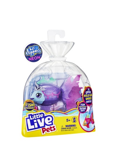 Little Live Pets Yüzen Balıklar S3 Tekli Paket Mor 26282