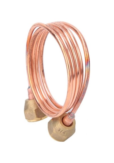 Kılcal Boru Bakır Buzdolabı Parçaları Yumuşak Esnek Bakır Kılcal Boru Kılcal Boru 2.8mm G1/4