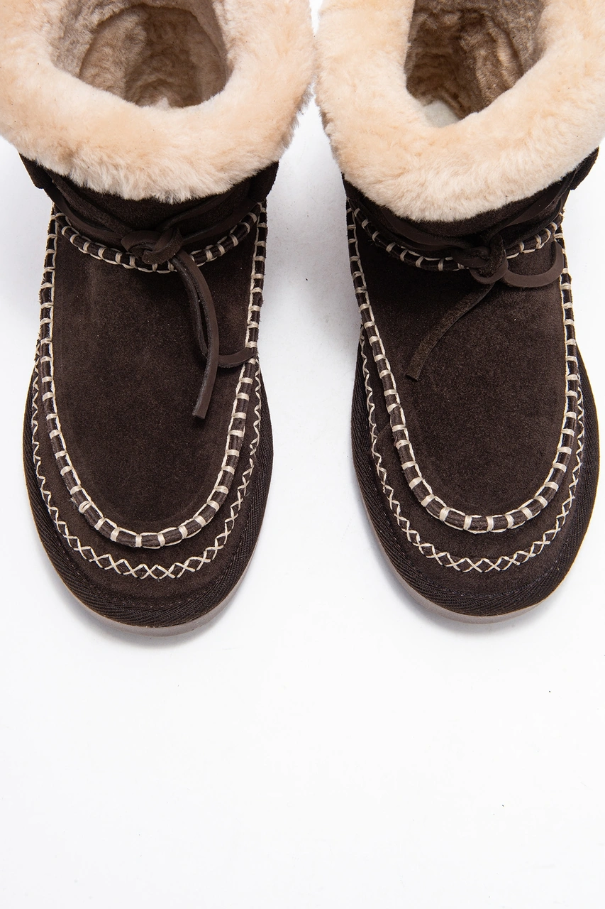 Luvishoes Luvi Shoes Jorel Kahverengi Süet Hakiki Deri Dikişli Kürklü Kadın Bot Süet Kahve Luvishoes Luvi Shoes Jorel Kahverengi Süet Hakiki Deri Dikişli Kürklü Kadın Bot Süet Kahve