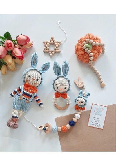 Amigurumi Tavşan Set 3 Parça