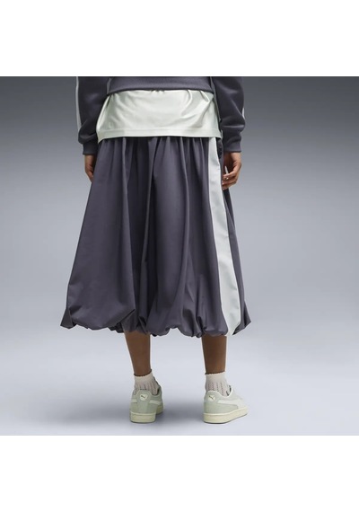 Puma T7 Balloon Midi Skirt Mavi Kadın Etek