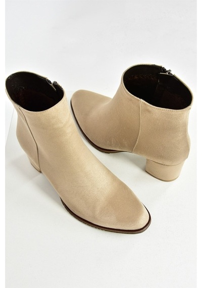 Fox Shoes Bej/Kahverengi Süet Kadın Bot G654013102