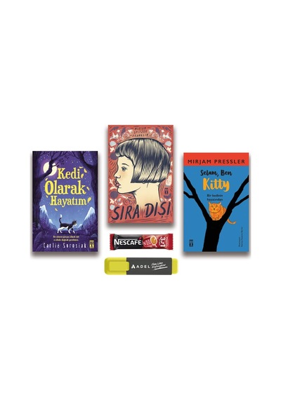 Genç Timaş Kedi Olarak Hayatım - Selam, Ben Kity - Sıra Dışı Roman Set 3 Kitap
