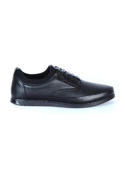 Dropland 7863-2 Milano Siyah %100 Deri Erkek Casual Ayakkabı 001