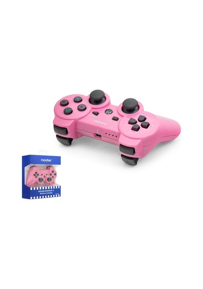 Ps3 Kablosuz Gamepad Nodar Nd600 - Pembe