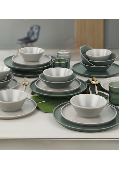 Keramika Mat Soft Nordic Yemek Takımı 24 Parça 6 Kişilik 322 - 99
